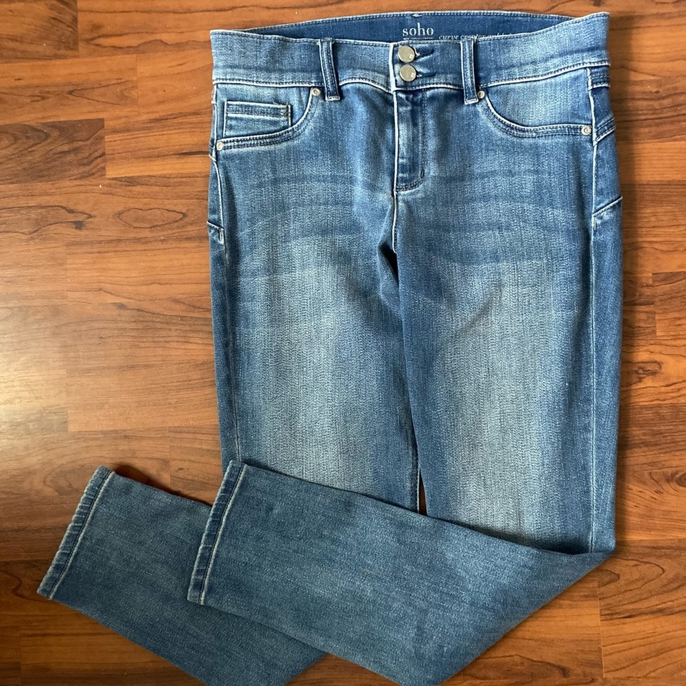 High Waisted SoHo Straight Leg Jeans